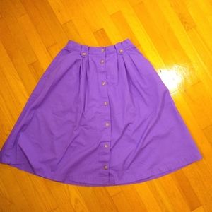 Vintage purple skirt -cpetite